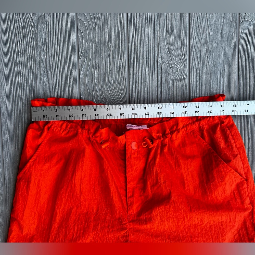 Future Collective Alani Noelle Orange Adjustable Parachute Pants Size XS - Picture 5 of 7